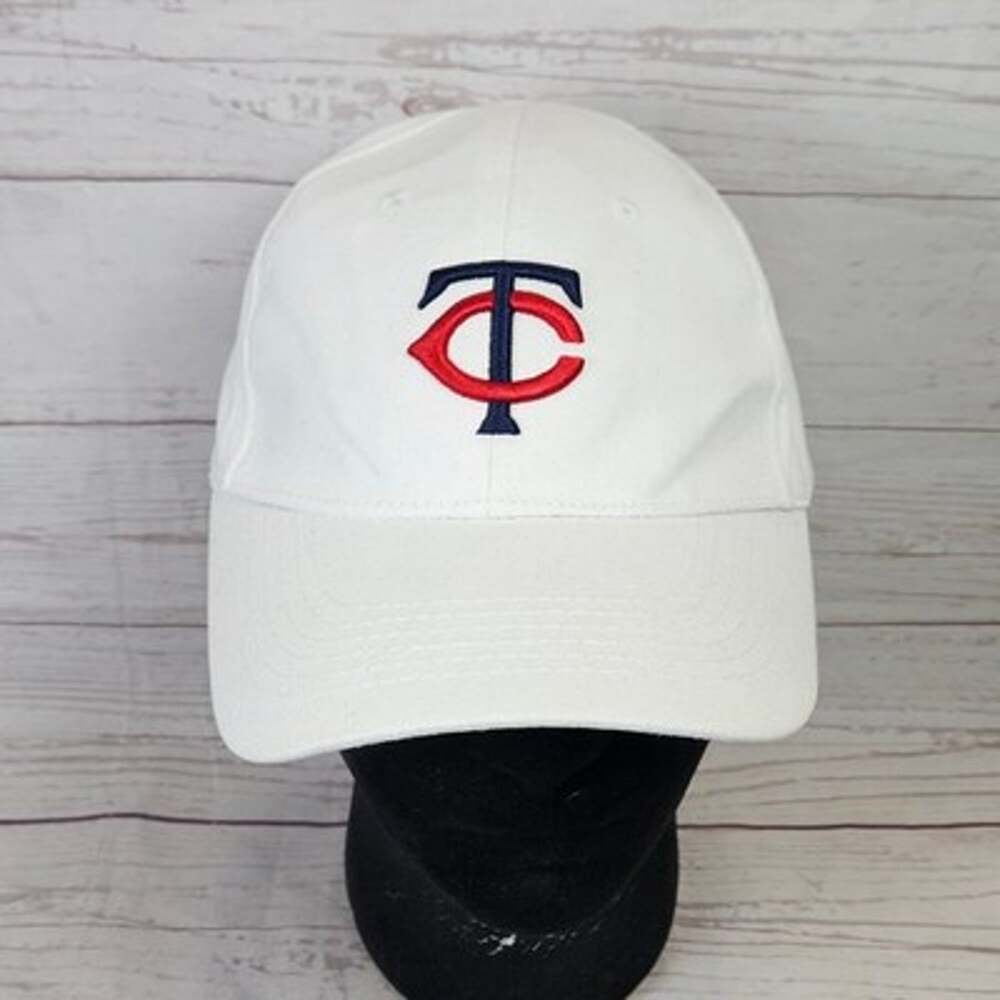 Minnesota Twins Hat Adjustable Strapback White Red Blue DQ 2009 Baseball Cap